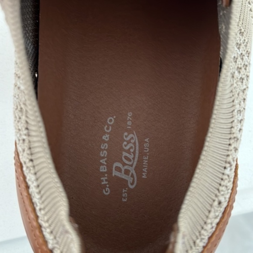 Bass Mens Connor 2 Tone KT Casual Oxford Shoe US size 10 new without tag - Picture 5 of 8